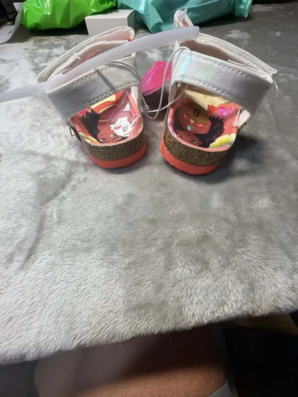 Geox x Disney Princess Moana Girls Pearly White Sandals